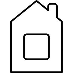 Simple vector icon house
