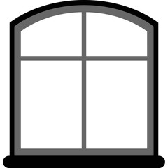 Simple vector icon window
