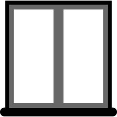 Simple vector icon window