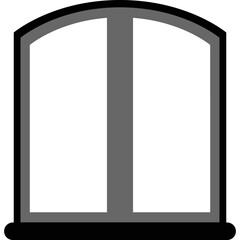 Simple vector icon window
