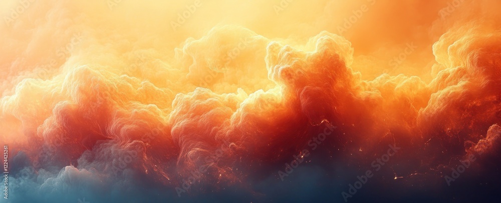 Poster gradient background abstract texture warm peach gold tones soft blurred noise blending design