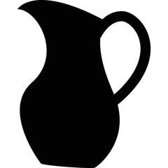 Simple vector icon jug