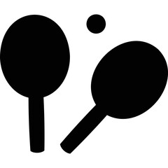 Simple vector icon ping pong
