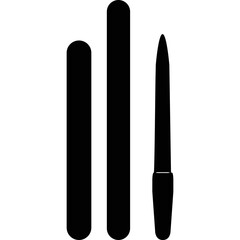 Simple vector icon manicure, pedicure