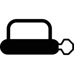 Simple vector icon door lock