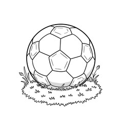 Obraz premium soccer ball sketch 