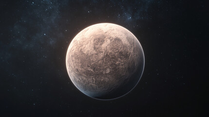 Obraz premium Awe-Inspiring Alien Planet in Deep Space