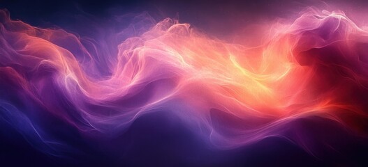 Obraz premium Purple Gradient Background with Pink Noise Texture for Abstract Design and Digital Painting