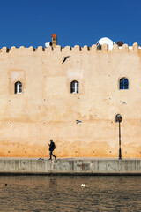 Mur d'enceinte du fort de la Médina de Bizerte