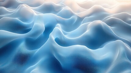 Obraz premium Sleek Modern Abstract Background Design with Translucent Curves and Soft Ambient Lighting