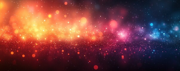 Fototapeta premium Abstract Holographic Rainbow Foil Iridescent Texture Background with Shiny Neon Colors and Glitch Effects