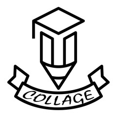 mortarboard Line Icon