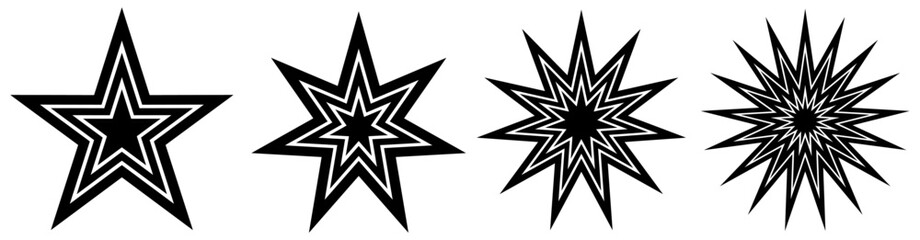 Obraz premium vector set explosion silhouette icon. Exploding Starburst. blast boom comic symbol design vector illustration