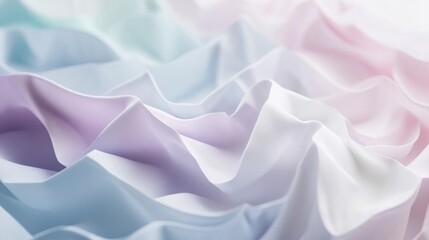 Pastel fabric waves, abstract background, texture, design