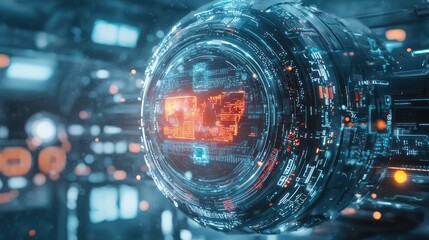 Dynamic representation of IT innovation, illustrating advanced technological possibilities and bold digital transformation.