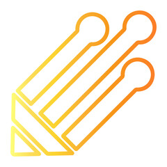 collage Line Gradient Icon