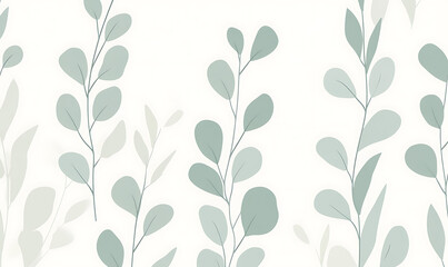 Flowers and leaves in pictures illustrator2D