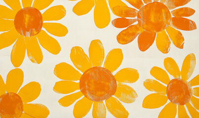 Flowers and leaves in pictures illustrator2D