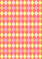 colorful diamond seamless pattern on white background for wallpaper backdrop print