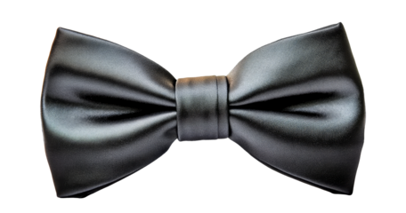 [Transparent Background PNG]Elegant Black Bow Tie