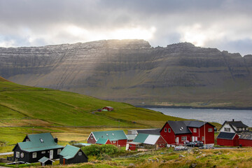 Town of Vidareidi - Faroe Islands