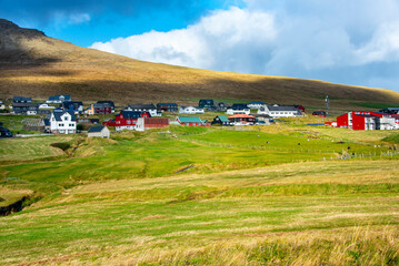 Town of Vidareidi - Faroe Islands
