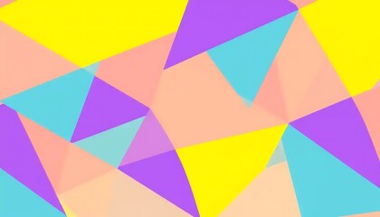 Obraz premium Abstract Pastel Triangle Geometric Design