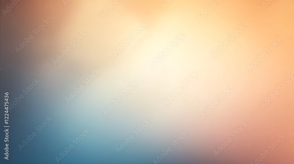 Poster minimalistic gradient background transitioning from soft beige to light gray, creating a sophisticat