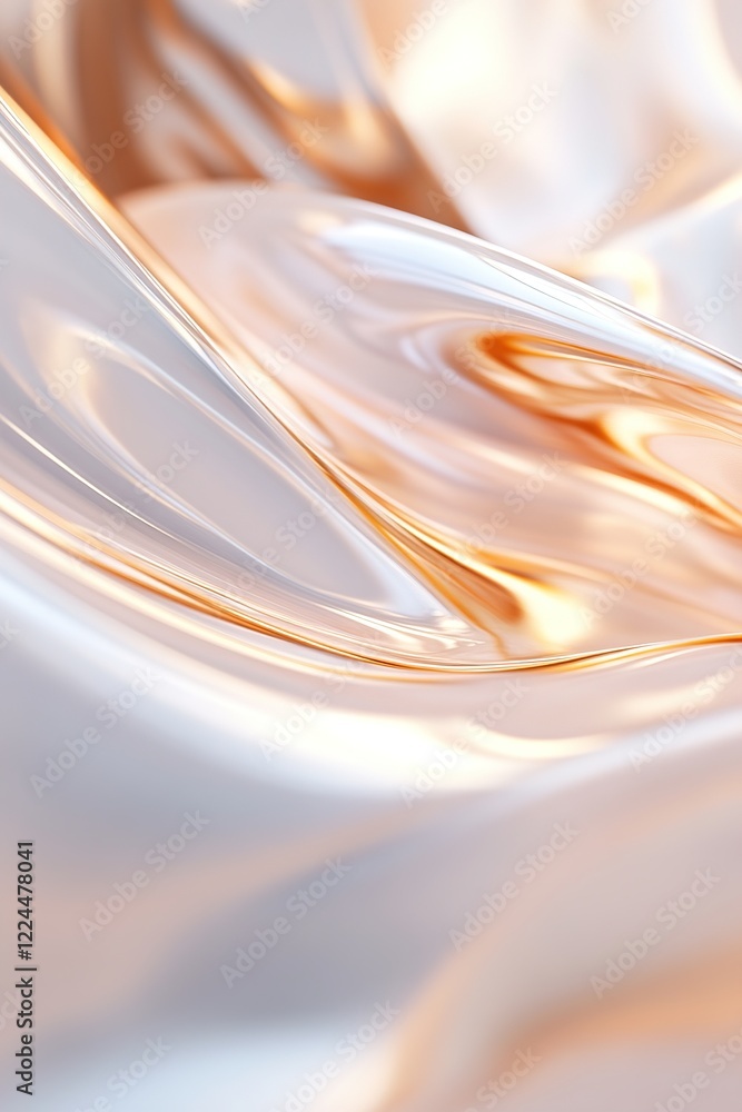 Aufkleber dynamic energy waves in neon orange and yellow create an engaging visual effect as they flow across 