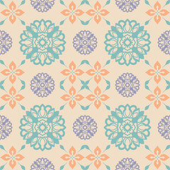 Classic Damask Seamless Pattern - Vector Illustration for Elegant Textile Design