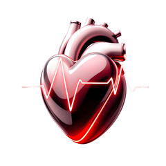 Obraz premium Hospital 3D icon isolated on transparent background ideal for medical and healthcare designs 