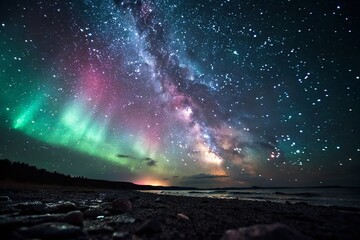 Celestial Macro: Sparkling Star Dust Animation on Deep Black Background