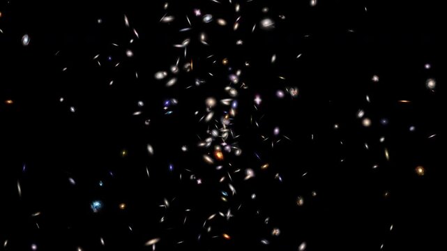 Lot of Galaxies Seamless Loop 
The larger scale structures of the universe.