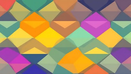 Abstract Colorful Geometric Pattern Design