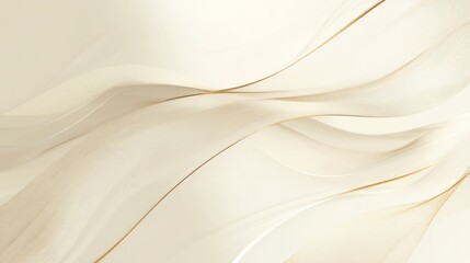 Obraz premium Minimalistic business card background with soft beige gradients and a single accent line in gold 