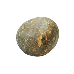 Single Organic Potato with Speckled Skin, Isolated on Transparent Background
