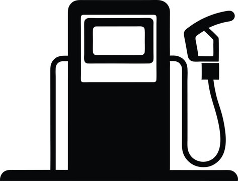 recommend clip art: Gas pump silhouette vector, Gas pump and electric charge station vector illustration