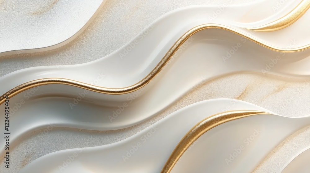 Poster minimalistic business card background with soft beige gradients and a single accent line in gold