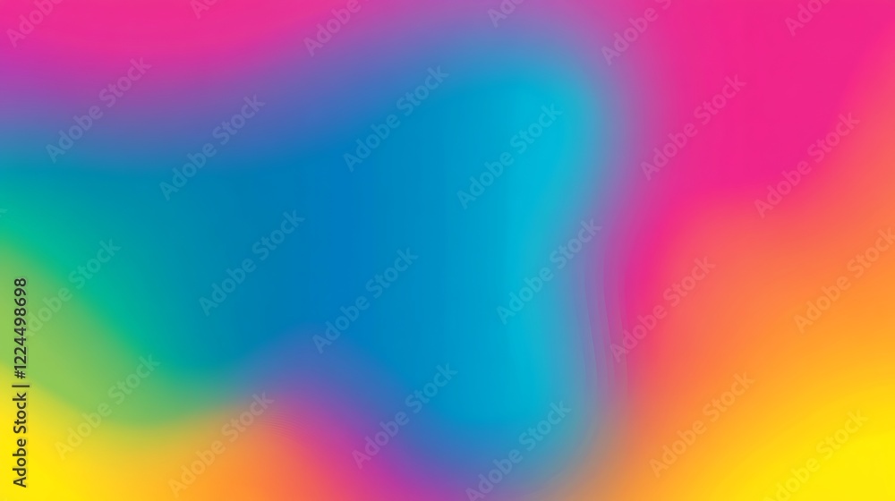 Poster Abstract Colorful Gradient Background Design
