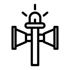 siren Line Icon