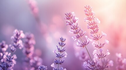 Minimalistic gradient background transitioning from soft lavender to white, creating a calming effect 