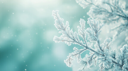 snow covered branches