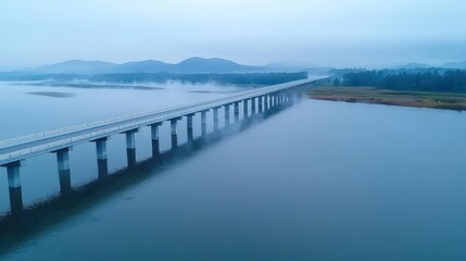 Misty River Bridge