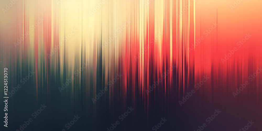 Poster abstract motion blur: vertical streaks of vibrant color create a dynamic and energetic abstract back