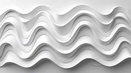 Fototapeta premium Minimalist design concept featuring a subtle gradient on a plain white background