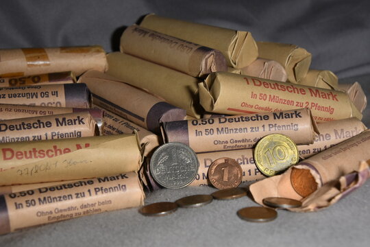 Deutsche Mark, Rollengeld, Geld 