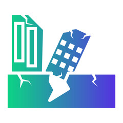 earthquake Gradient icon