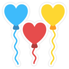 Balloons Icon