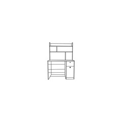 Study Table Vector Art, Icons, and Graphics