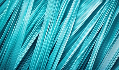 Obraz premium Abstract teal diagonal lines background for modern design, poster, or wallpaper